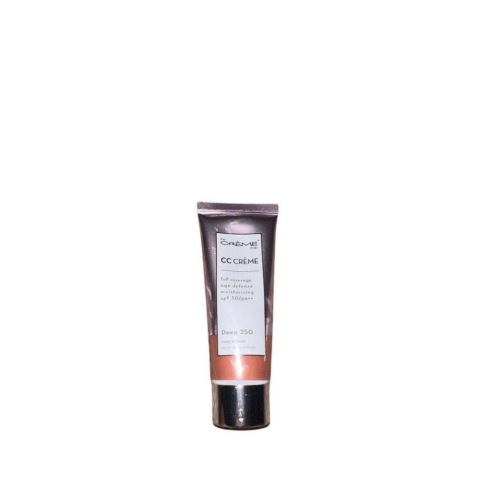 The Creme Shop CC Creme Full Coverage Age Defense Moisturizing SPF 30 Deep 250